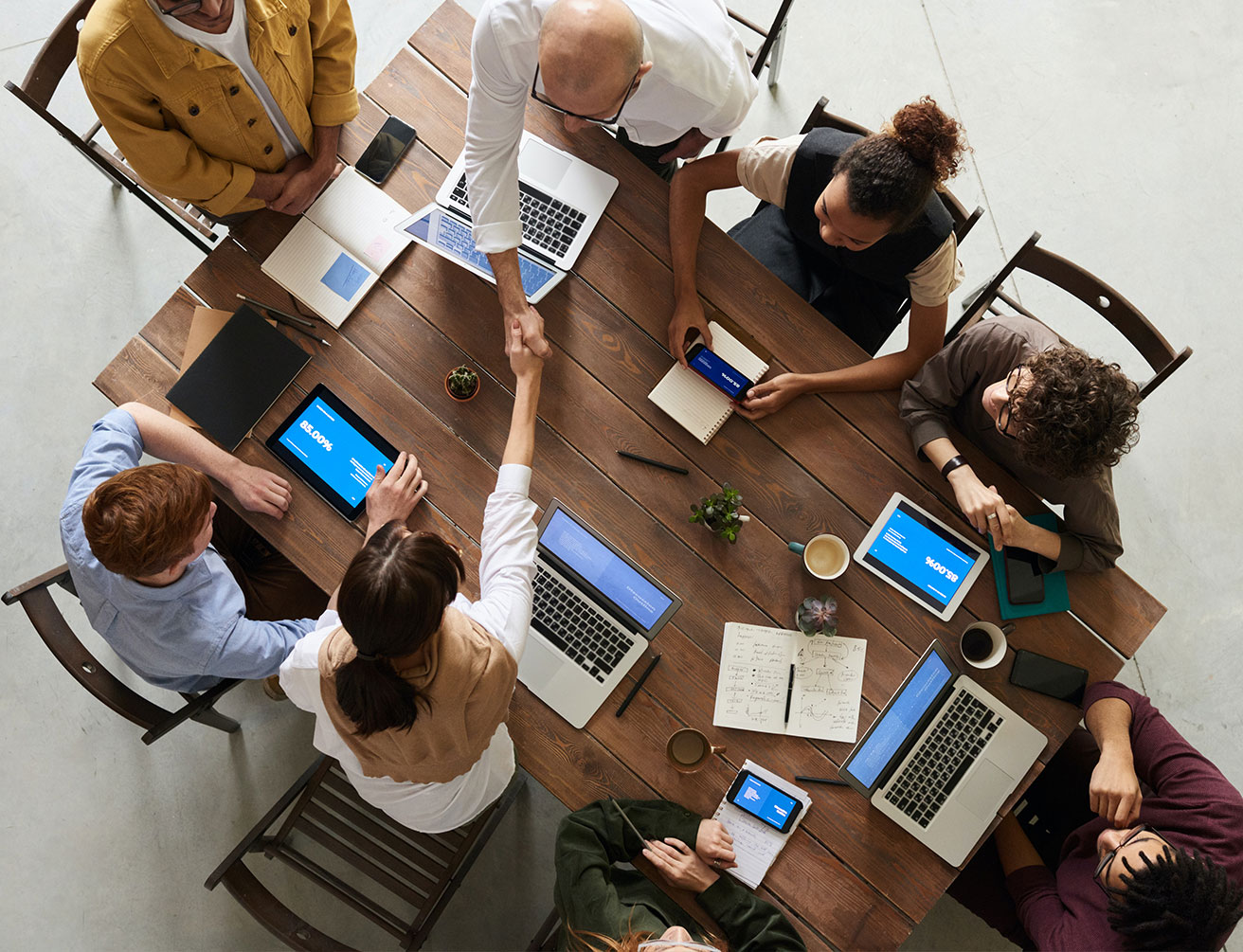 Blu Digital technology solutions meeting